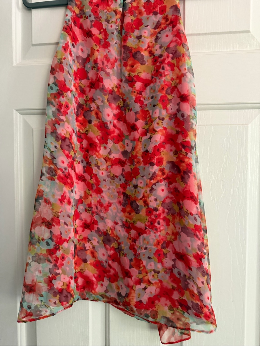 Wallis Red Multi Floral A-Line Women’s Top - Picture 8 of 10